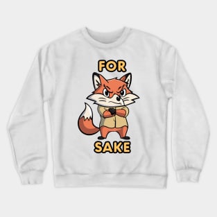 Animal Lover's 'For Sake' Tee | Sassy Play on Words | Humorous Statement Design | Unique Graphic Shirt | Perfect Gift Crewneck Sweatshirt